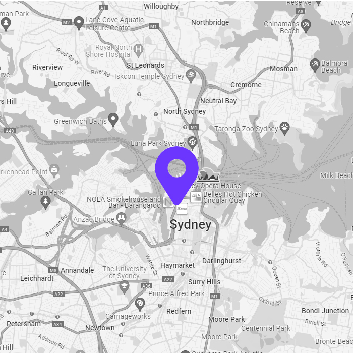 Sydney map